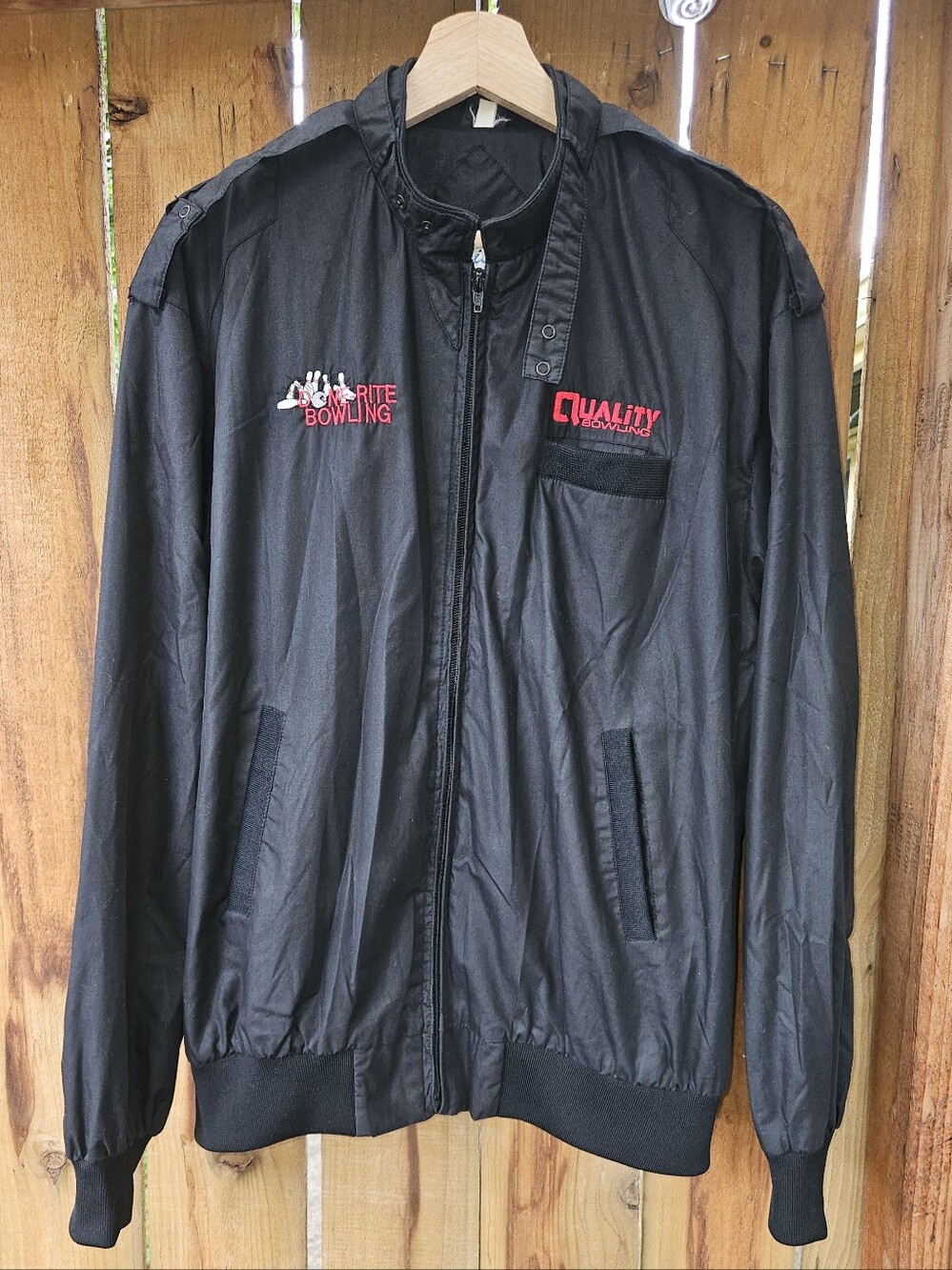Black Sunrise Vintage Men's Lightweight Zip Jacket sz L
